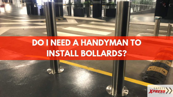 Install bollards