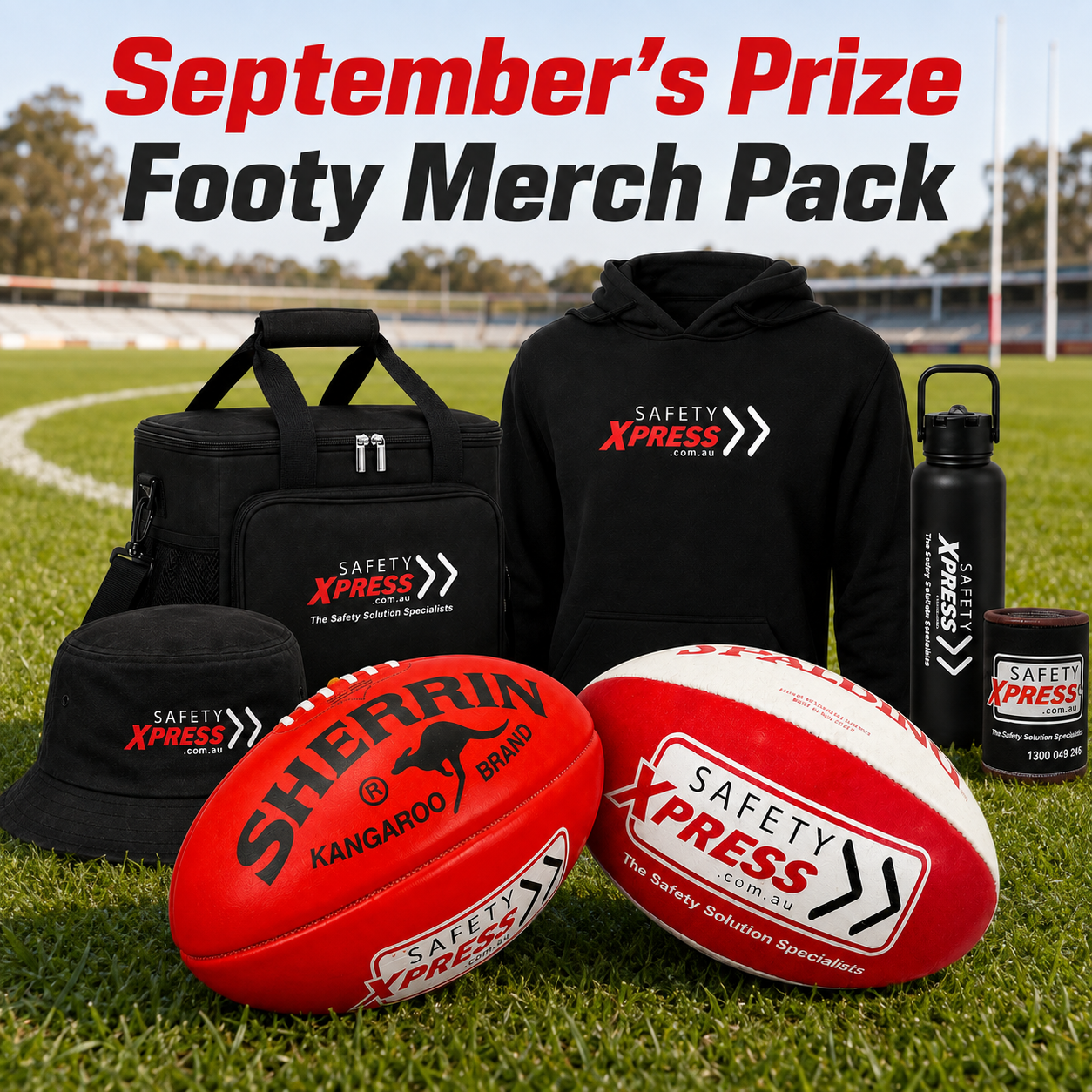 Footy Merch Pack Safety Xpress Footy Merch Pack
