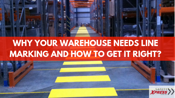 Warehouse line marking
